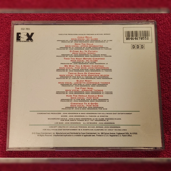 Christmas Rappin' By Grandmasters CD - Picture 2 of 3